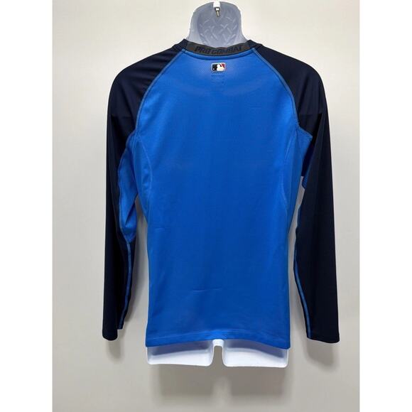 Nike Pro Combat Men’s M Blue Vented Authentic Collection Baseball Top Active - Picture 5 of 8